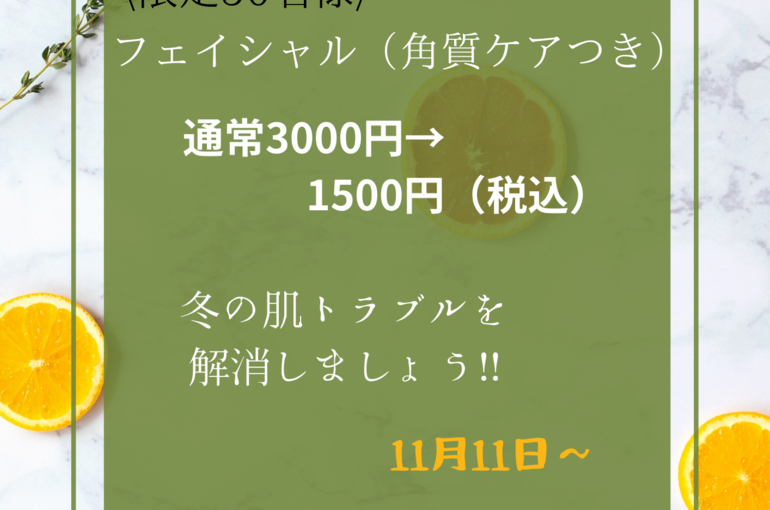 冬のキャンペーン