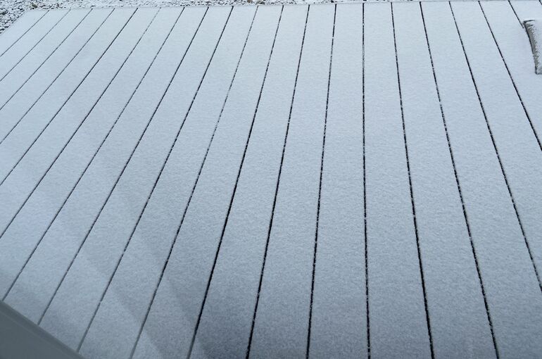 朝から雪です/長野県/松川村自宅サロン